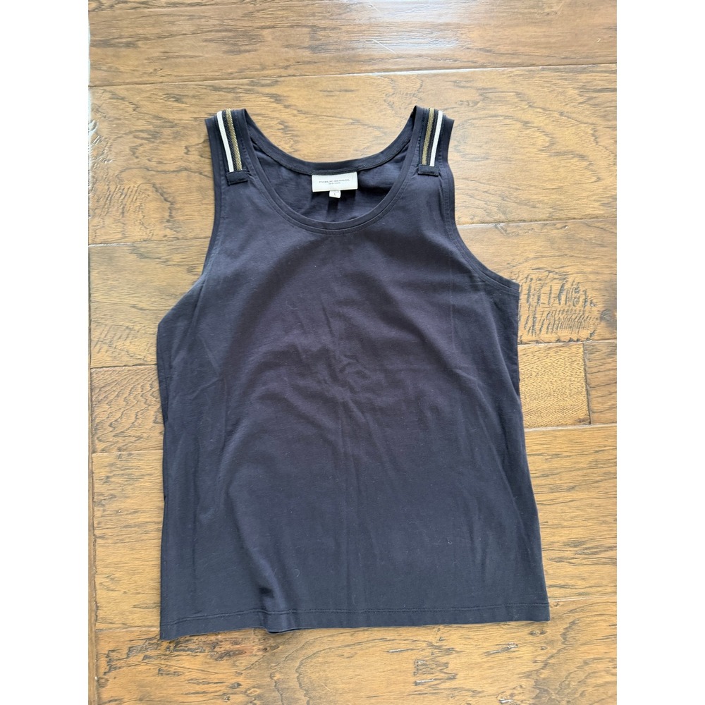 Public School New York Tank Top Stripe‎ Back Detail Minimalist Large